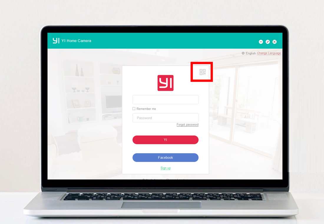 YI Home camera login